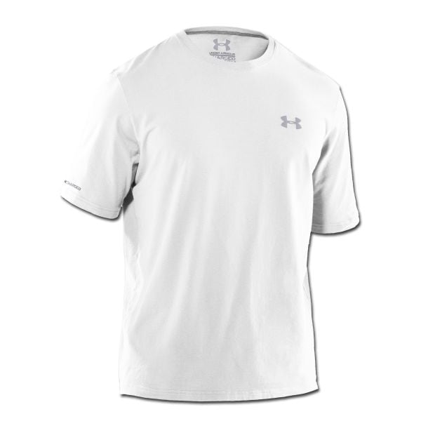 T-shirt Charged Cotton Under Armour blanc
