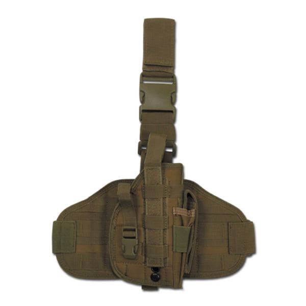 MFH Holster de cuisse Molle droitier coyote