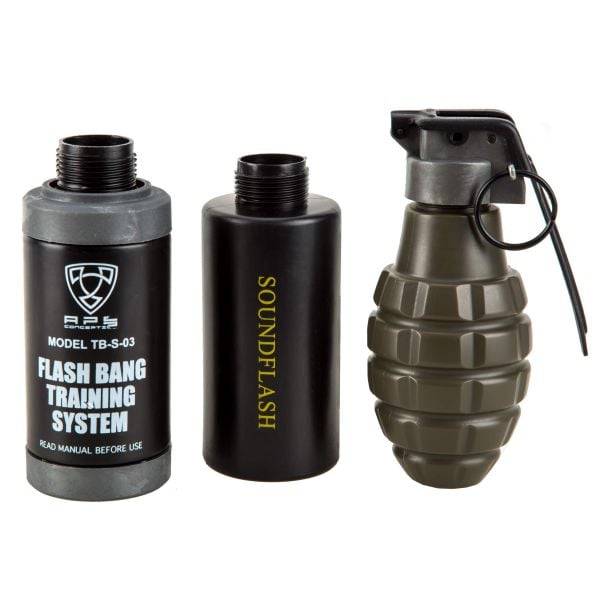 Thunder-B Grenade Airsoft Sound Grenade Set Pineapple Shell