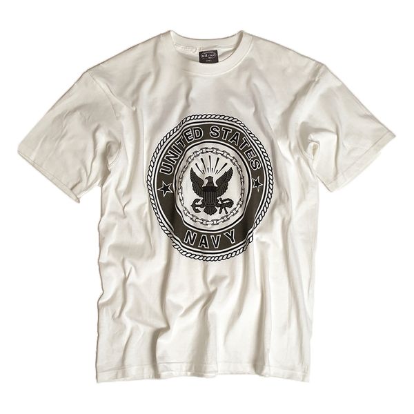 T-Shirt US NAVY blanc