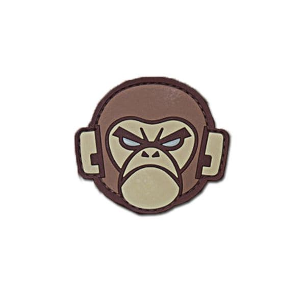 Patch MilSpecMonkey Monkey Head PVC desert