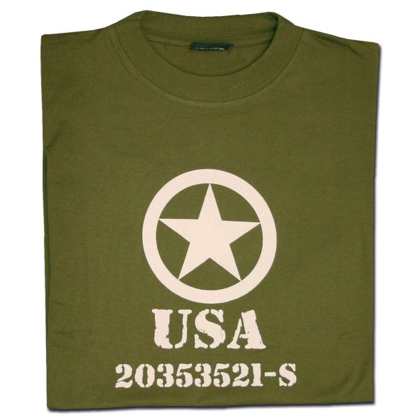 T-shirt Allied Star kaki