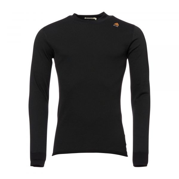 Aclima Manches longues HotWool Crew Neck jet black