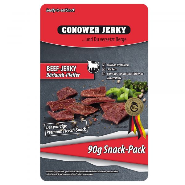 Conower Jerky Beef ail suavage-poivre 90 g