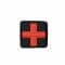 Patch 3D Croix rouge Medic blackmedic 25 mm