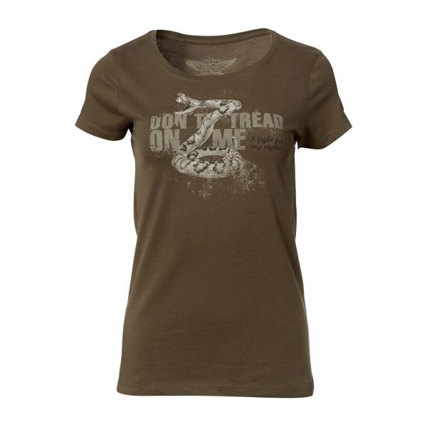 720gear T-Shirt Don‘t tread on me army femmes