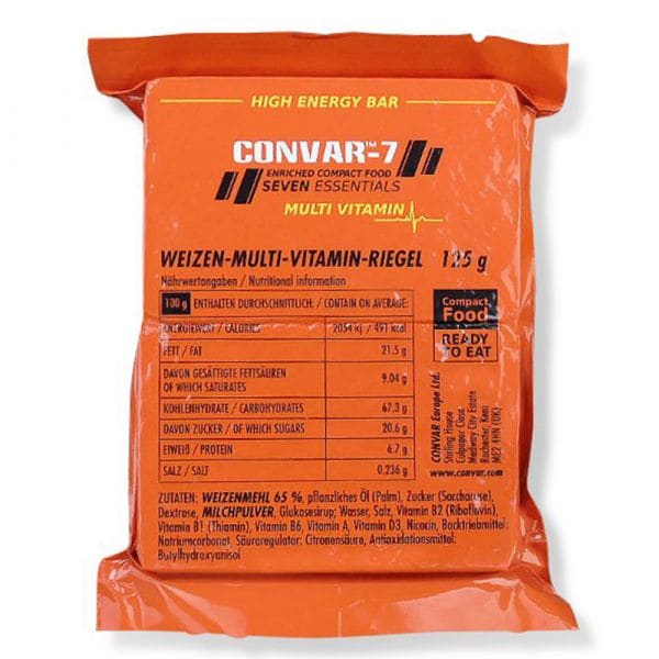 Convar-7 Barre énergétique multi-vitamines 108 pièces