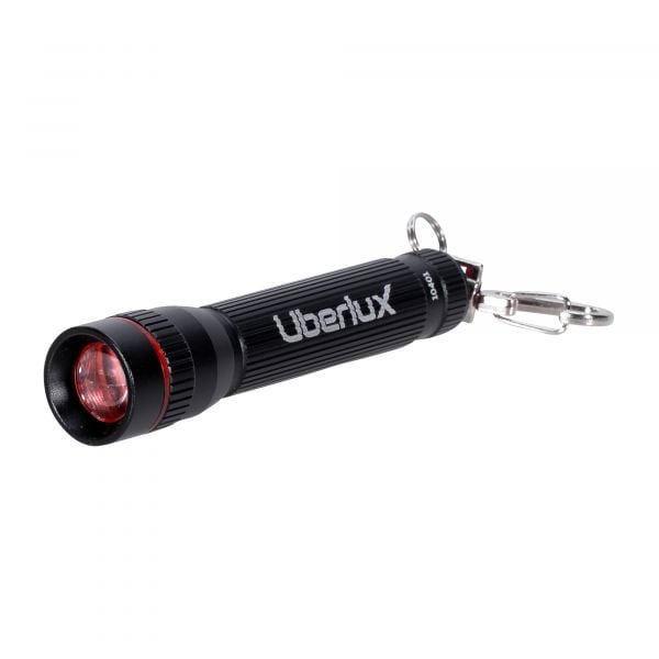 KH Security Lampe de poche Uberlux porte-clé noir